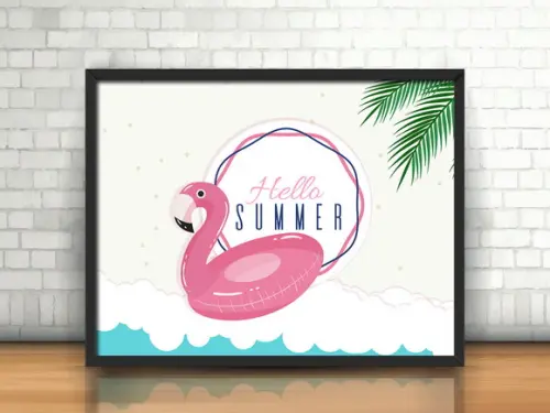 Quadro Flamingo
