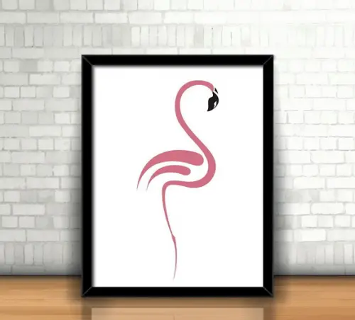 Quadro Flamingo