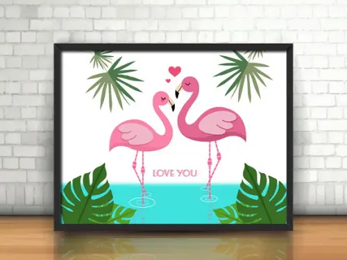 Quadro Flamingo