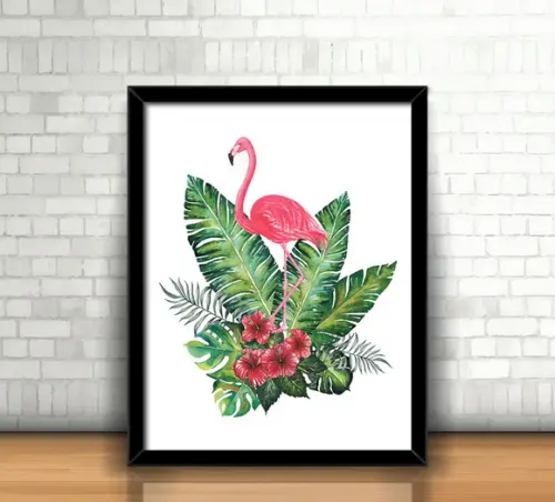 Quadro Flamingo