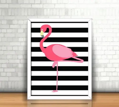 Quadro Flamingo