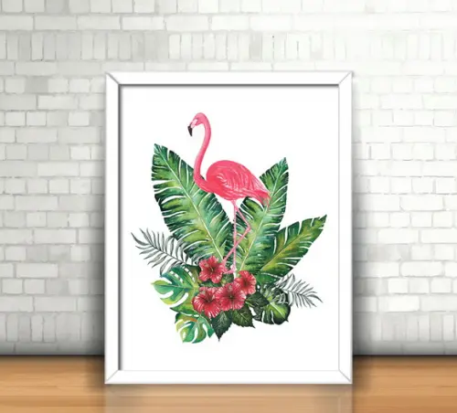 Quadro Flamingo