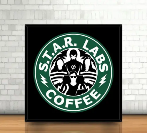 Quadro Flash / STAR Labs Coffee (20x20cm)
