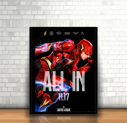 Quadro Flash / Liga da Justiça