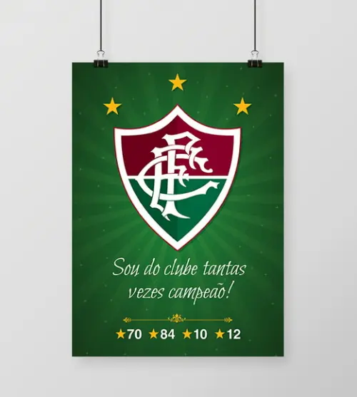 Quadro Fluminense Tetracampeão