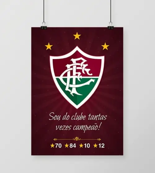 Quadro Fluminense Tetracampeão