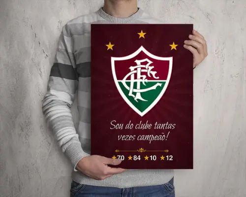Quadro Fluminense Tetracampeão