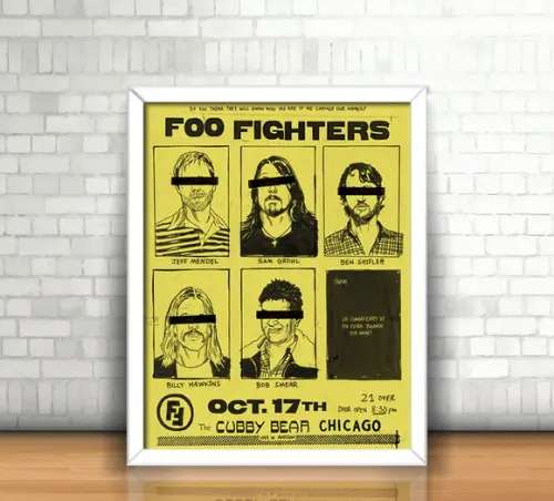 Quadro Foo Fighters