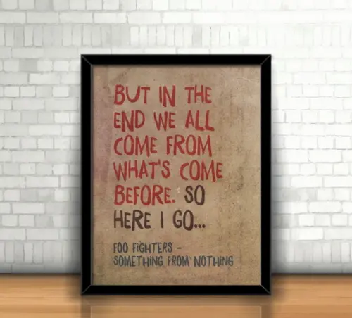 Quadro Foo Fighters