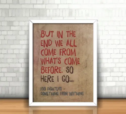 Quadro Foo Fighters