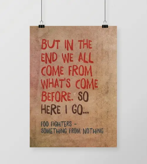 Quadro Foo Fighters