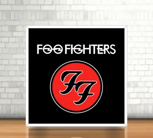 Quadro Foo Fighters (20x20cm)