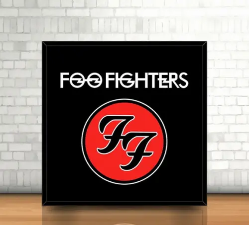 Quadro Foo Fighters (20x20cm)