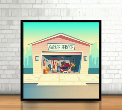 Quadro Garagem