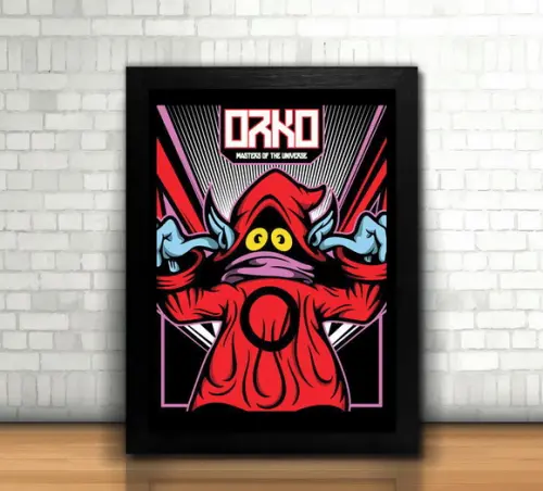 Quadro Gorpo / He-Man / 20x30cm / com vidro
