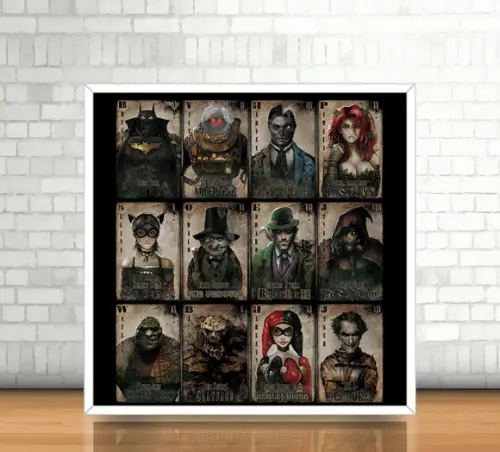 Quadro Gotham / Steampunk (20x20cm)