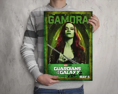 Quadro Guardiões da Galáxia / Gamora