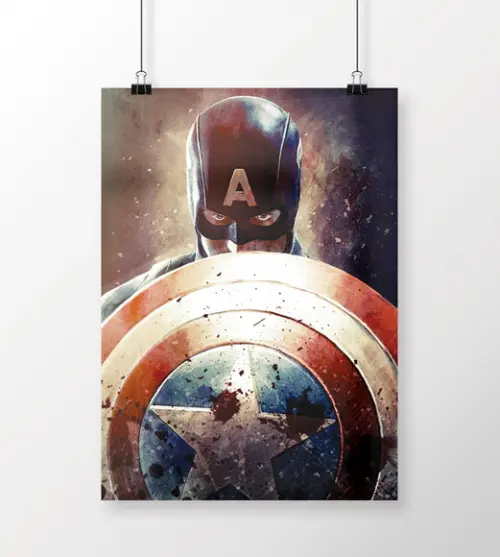 Quadro Guerra Civil Marvel