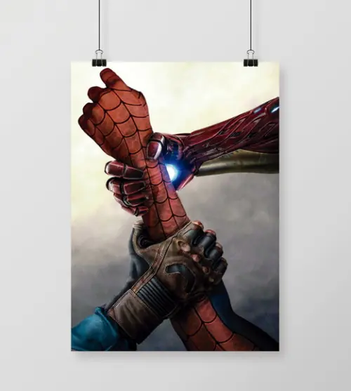 Quadro Guerra Civil Marvel