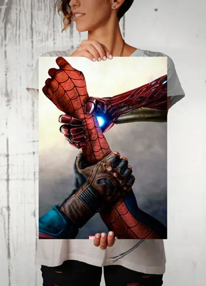 Quadro Guerra Civil Marvel