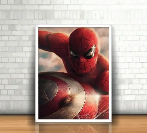 Quadro Guerra Civil Marvel