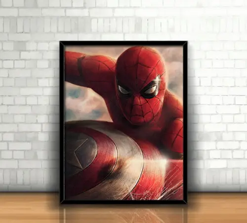 Quadro Guerra Civil Marvel