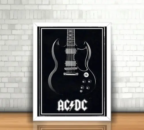 Quadro Guitar - AC/DC