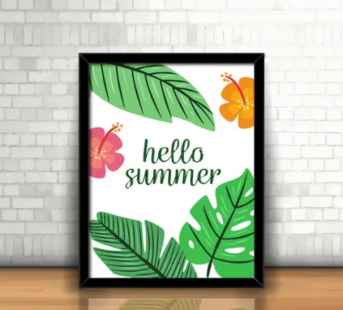 Quadro Hello Summer