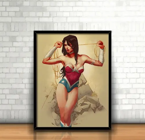 Quadro Heroína / Mulher-Maravilha