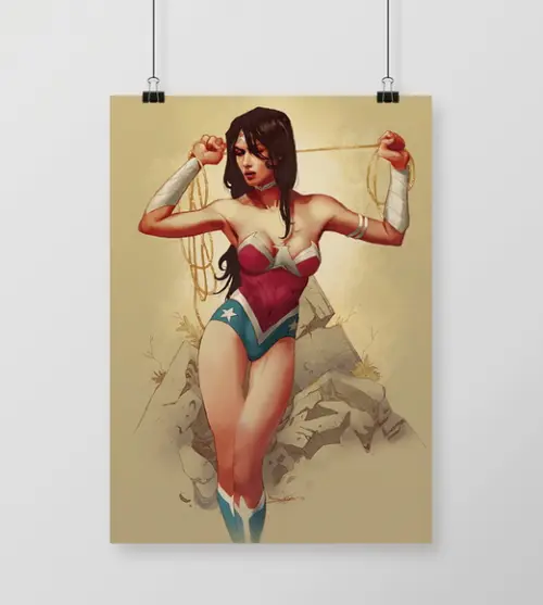 Quadro Heroína / Mulher-Maravilha