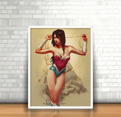 Quadro Heroína / Mulher-Maravilha