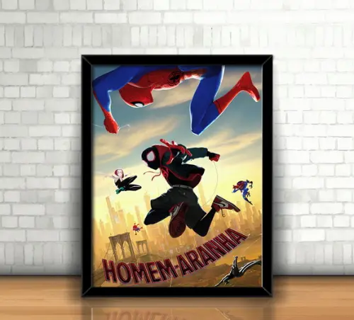 Quadro Homem Aranha (Aranhaverso)