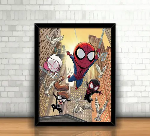 Quadro Homem Aranha (Cartoon)