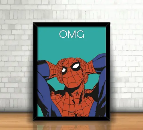 Quadro Homem Aranha (HQ)