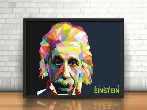Quadro Ilustrado Albert Einstein
