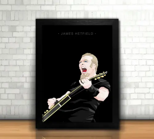Quadro James Hetfield / Metallica