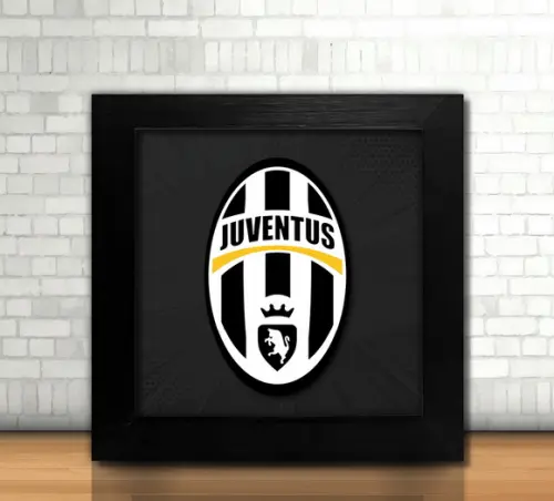 Quadro Juventus (20x20cm)