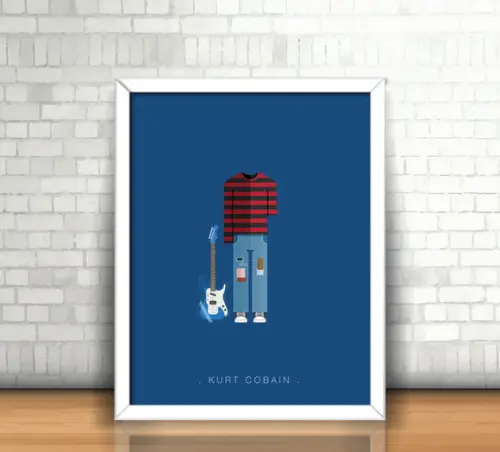 Quadro Kurt Cobain / Nirvana