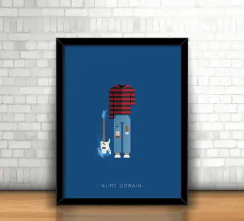 Quadro Kurt Cobain / Nirvana