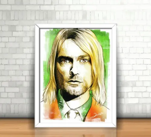 Quadro Kurt Cobain / Nirvana
