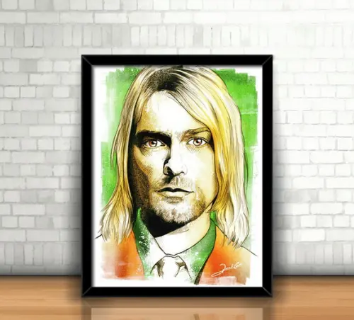 Quadro Kurt Cobain / Nirvana