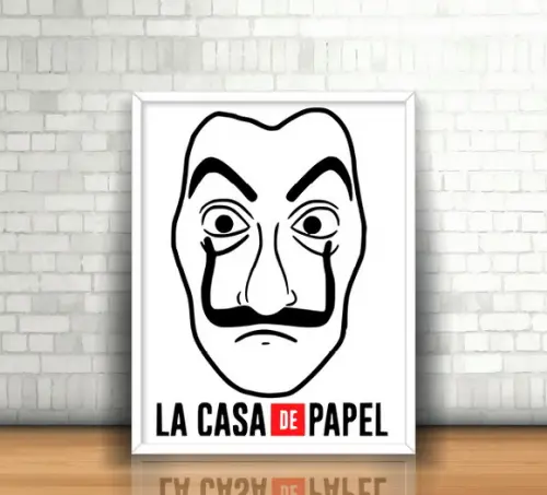 Quadro La Casa de Papel