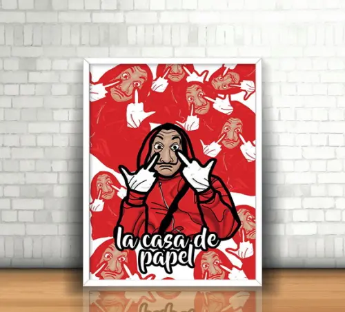 Quadro La Casa de Papel