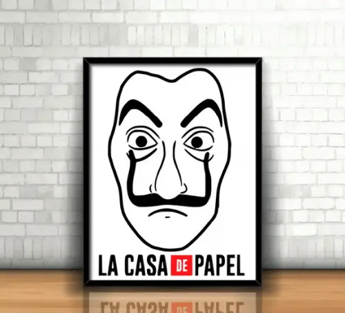 Quadro La Casa de Papel