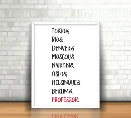 Quadro La Casa de Papel