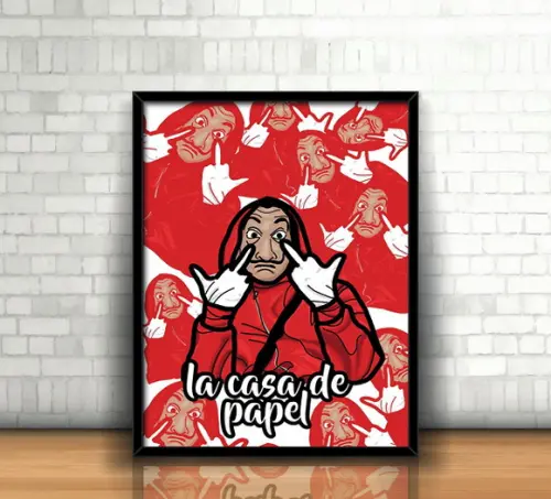 Quadro La Casa de Papel