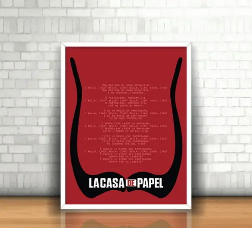 Quadro La Casa de Papel