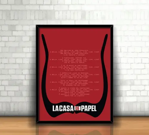 Quadro La Casa de Papel