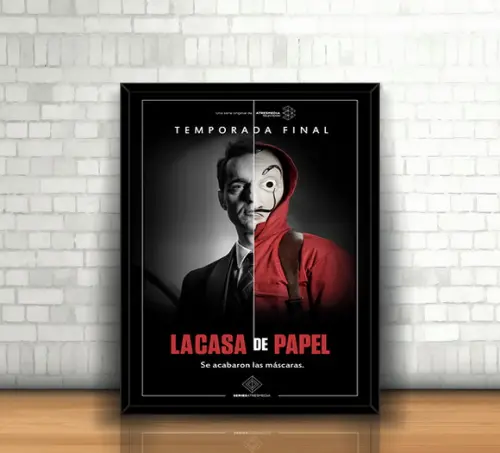 Quadro La Casa de Papel