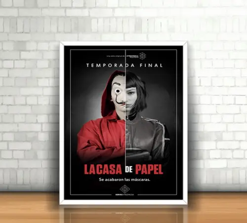 Quadro La Casa de Papel
